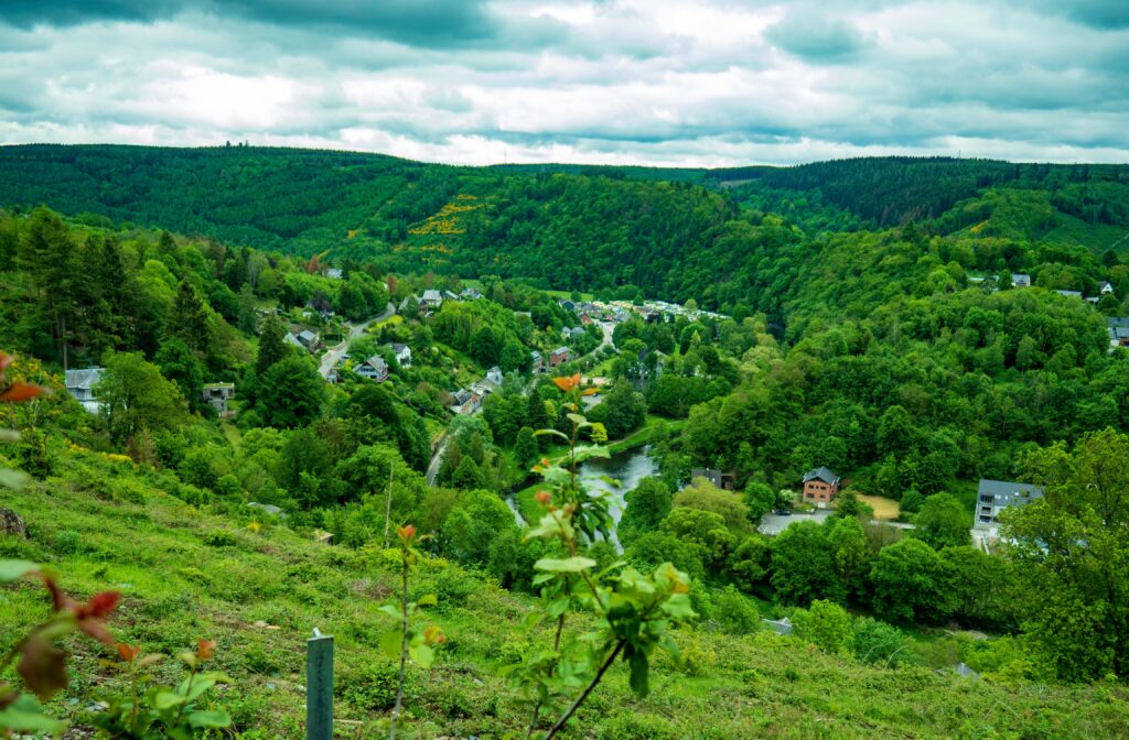 photo panoramique de la Roche-en-Ardenne